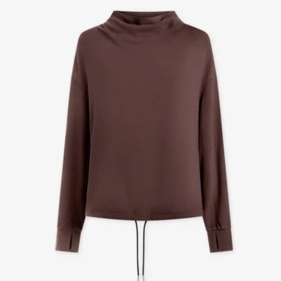 Varley Parker Cowell Neck MidLayer OversizedTop Size Large - Picture 2 of 6